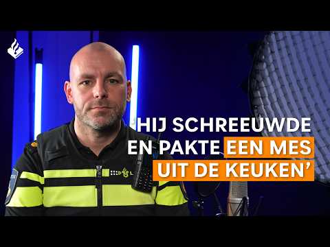 Man met verward gedrag zwaait met een keukenmes  | Echte Politieverhalen | #24
