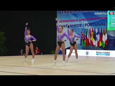 FINLAND (FIN 1 )- TRIO AGE GROUP qualifications  Aerobic gymnastic Fig open 2024, CANTANHEDE