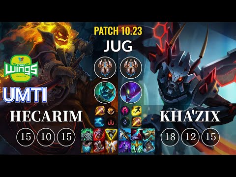 JAG UmTi Hecarim vs Kha'Zix Jungle - KR Patch 10.23