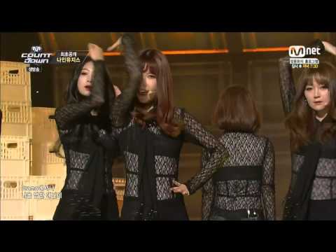 Nine Muses - Drama [live on Mnet M Countdown comeback stage 150122]