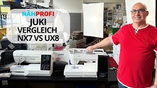 Die Juki NX7 + UX8 im direkten Vergleich – welche XL-Nähmaschine lohnt sich? (1300€ Unterschied)