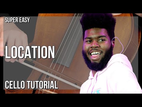 SUPER EASY: How to play Location  by Khalid on Cello (Tutorial)