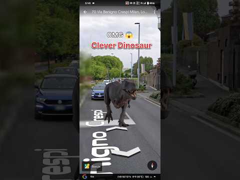 I Found Clever Dinosaur In Google Earth #shorts #youtubeshorts