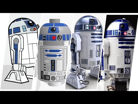 R2D2 Star Wars Evolution In Cartoons, Movies & TV (All Easter Eggs & Cameos)