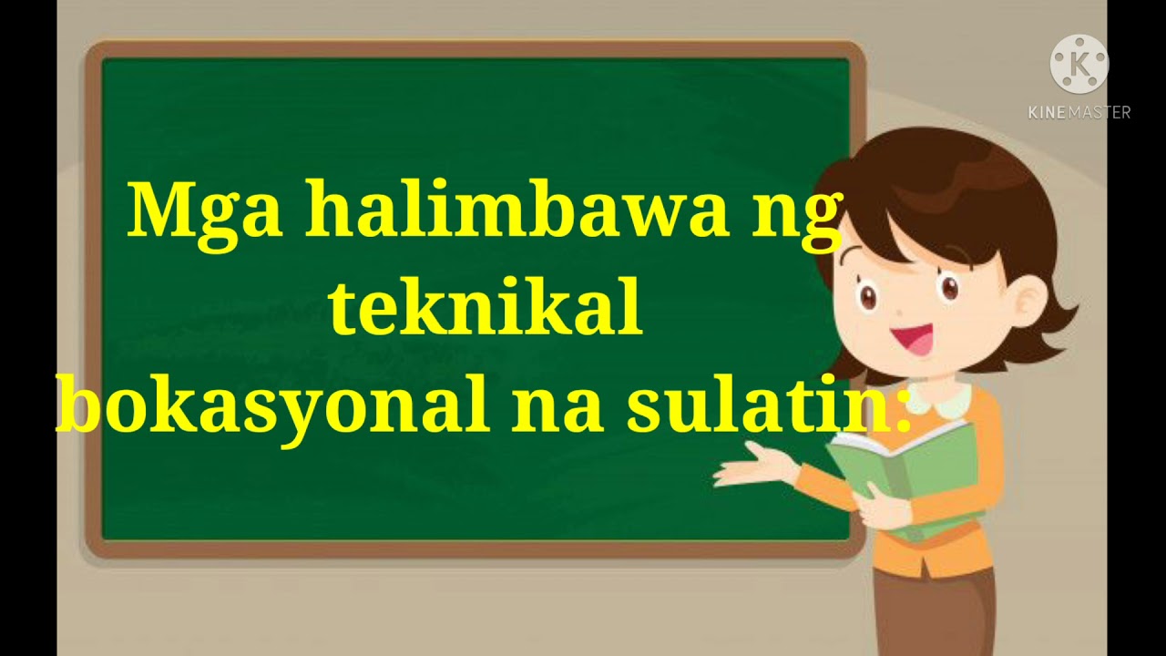 MGA HALIMBAWA NG TEKNIKAL -BOKASYONAL NA SULATIN 💖
