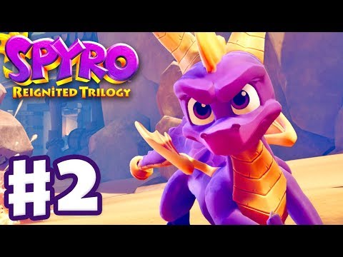 Spyro Reignited Trilogy - Spyro The Dragon - Gameplay Walkthrough Part 2 - Peace Keepers (120%)