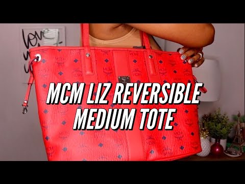 Mcm Red Tote Bag
