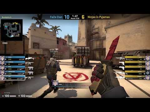 CS:GO POV Demo FaZe Rain (26/13) vs NiP (de_mirage)