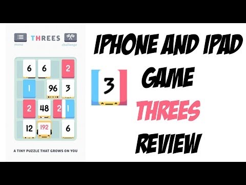 iPhone and iPad Game Threes Review and Gameplay - YouTube