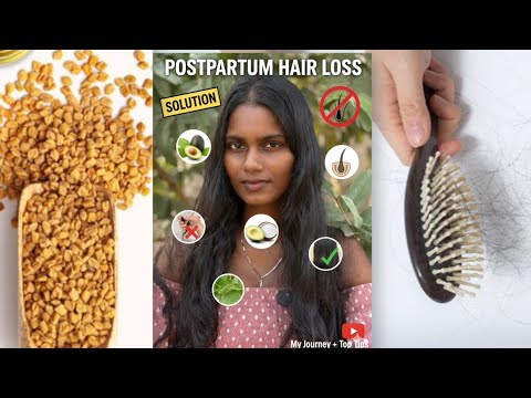 Postpartum Hairfall Solution 😇 From a mother to another✅ no medicines no   Doctors needed..!