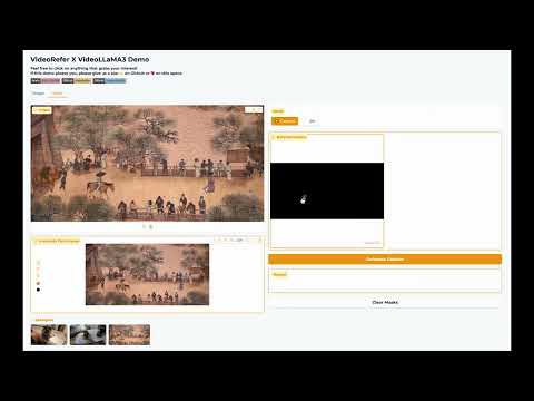 HuggingFace Gradio Demo for VideoRefer X VideoLLaMA3