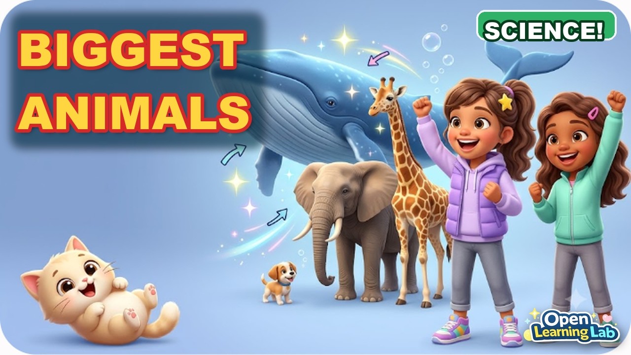 The Biggest Animals on Earth! | Science for Kids