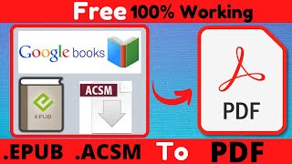 How to convert Google Play books to PDF in 2023 [100% Free]