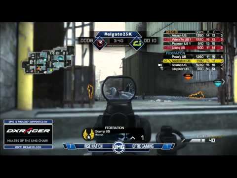 Optic Gaming vs Rise Nation Game 3 UMG Nashville 2014  Losers Bracket