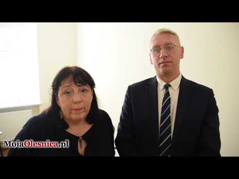 Oleśnica - powiatowi radni Wioletta Efinowicz i Marcin Gręda (KO)