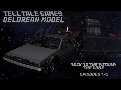 Back to the Future: The Game - Delorean Overview Episodes 1-5 (Every Scene)