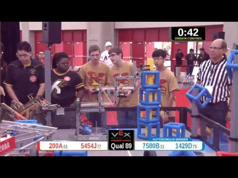 2015 VRC Arts Q89 - 200A 5454J vs 7580B 1429D - 23 to 59 - VEX Worlds 2015 - Arts Division