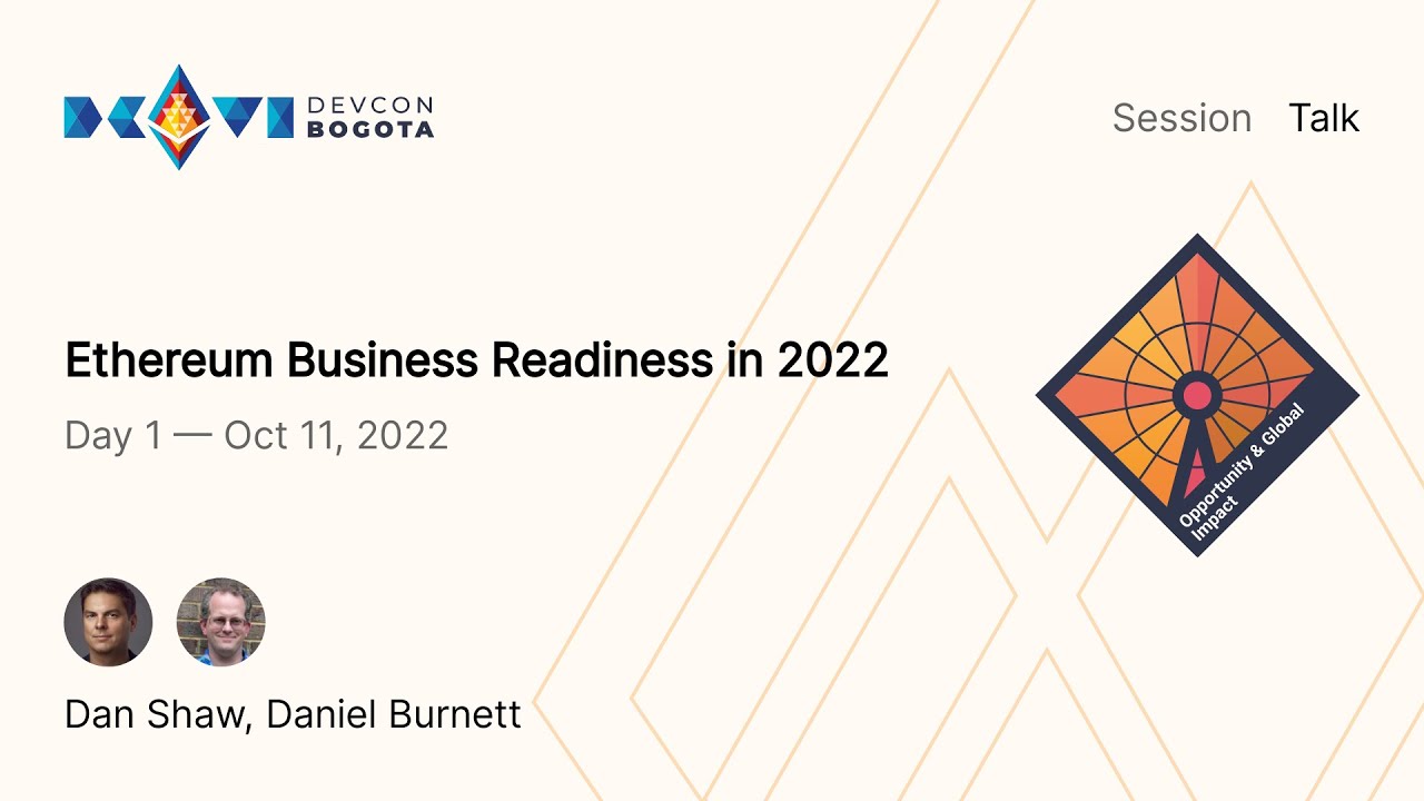 Ethereum Business Readiness in 2022 preview