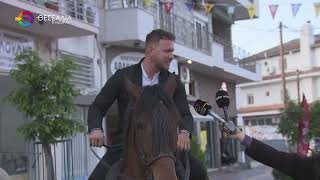 ME ΑΛΟΓΑ ΚΑΙ ΑΜΑΞΑ Η ΠΕΡΙΦΟΡΑ ΤΗΣ ΕΙΚΟΝΑΣ ΤΟΥ ΑΓΙΟΥ ΓΕΩΡΓΙΟΥ ΣΤΗ ΓΙΑΝΝΟΥΛΗ  24 04 2026