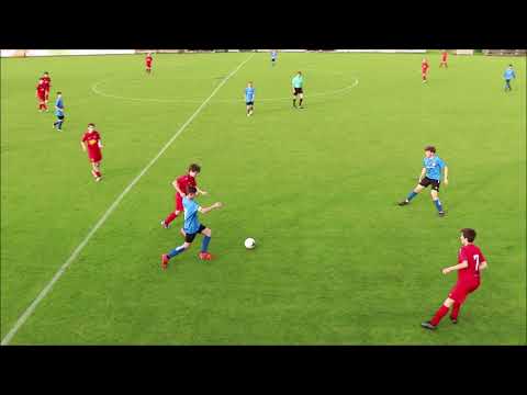 Szenen 1. Halbzeit U15 Meisterschaftsspiel, Gebiet Graz, SVU Liebenau-JSV Mariatrost, 5:2, 23.05.23