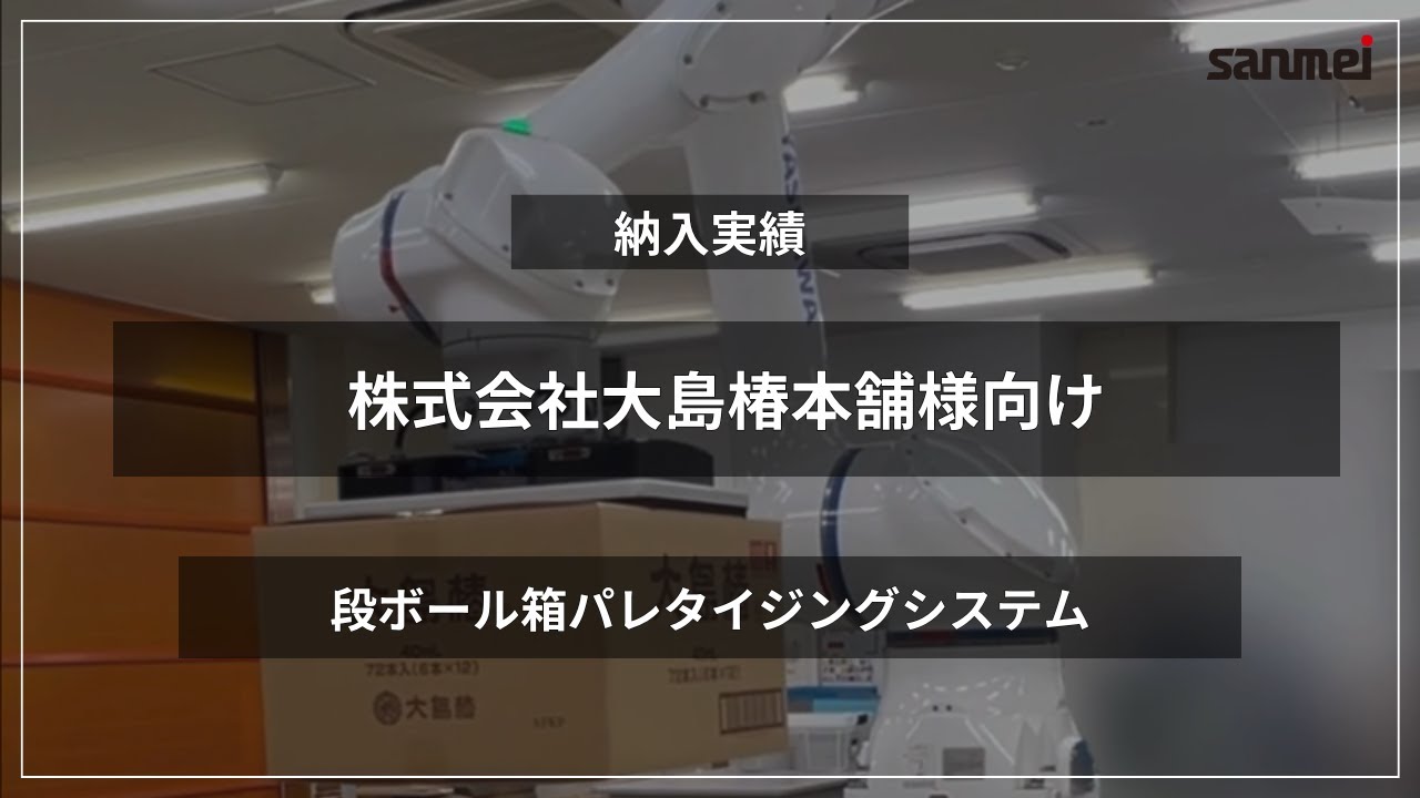 段ボール箱パレタイジングシステム