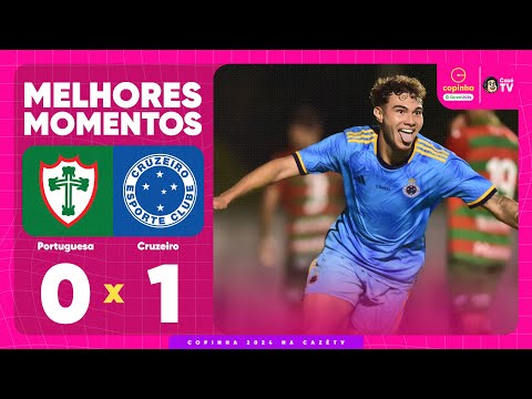 Gols e lances de Portuguesa x Cruzeiro