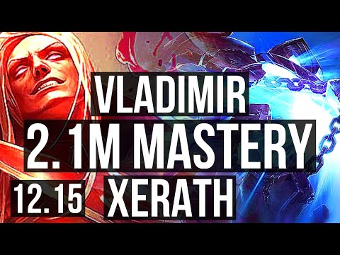 VLAD vs XERATH (MID) | 8/1/8, 2.1M mastery, 500+ games, Dominating | EUW Diamond | 12.15