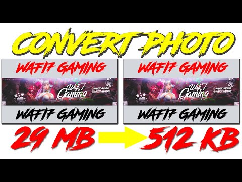 How to Make Reduce Photo Size in 29MB Convert 512 KB  | Tech Wafi