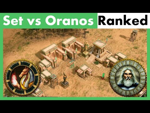 Set vs Oranos | 1v1 Ranked | Age of Mythology