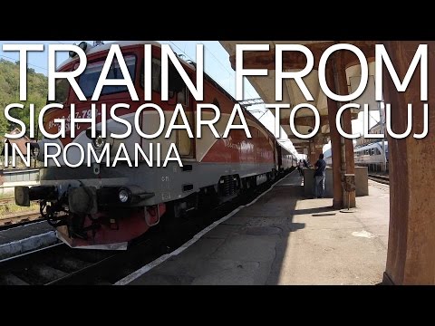 Train from Seghisoara to Cluj-Napoca Romania E031
