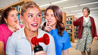 SILENCE OU CONSÉQUENCE DANS LA BIBLIOTHÈQUE (elle nous surveille…)