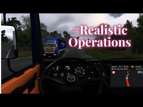 ETS2 Realistic Operation | Stockholm to Kapellskär