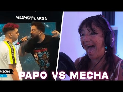 PSICOLOGA REACCIONA  A PAPO VS MECHA - MINUTOS A SANGRE