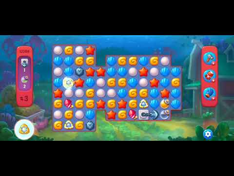 Fishdom Hard Level 12206 (No Boosters with extra moves) @choraelmin