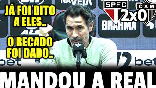 O BARBA MANDOU NA LATA!!! OLHA O QUE EDUARDO DOMINGUEZ DISSE APÓS SÃO PAULO 2 x 0 ATLETICO!