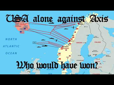 WW2 USA alone against the AXIS - Who would have won?