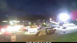preview picture of video 'Greene County Fair 2014 - Time Lapse of Midway Setup'