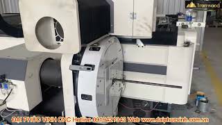 Combo máy cắt Laser cắt kim loại ống- hộp - tấm ironwood cắt ống 16mm