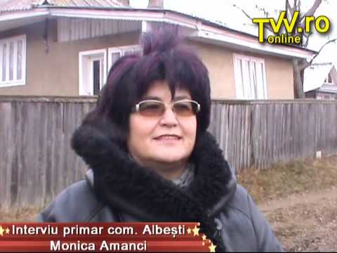 Albesti - interviu primar, Monica Amanci
