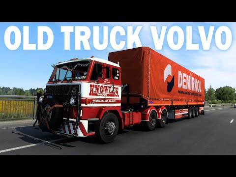 VOLVO F89. 1970's Truck. ETS 2. GAMEPLAY.