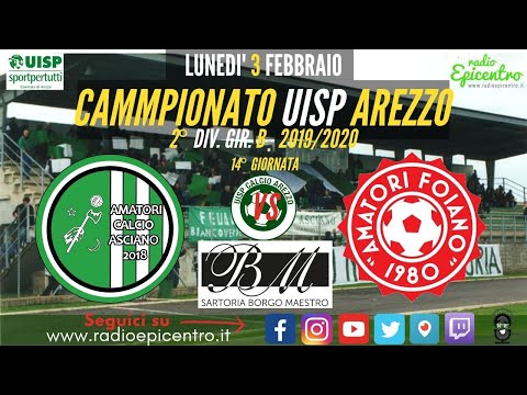 Amatori Asciano 2018 VS Amatori Foiano - 14° giornata girone B° 2° Div. UISP Arezzo