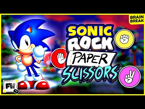 Sonic Rock Paper Scissors Challenge!  Brain Break | GoNoodle