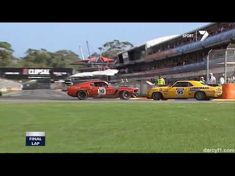 2012 Touring Car Masters @ Adelaide - Miedecke Spins Bullas