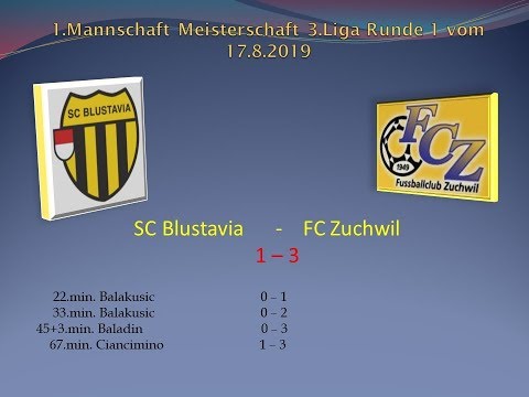 1.Mannschaft Meisterschaft 3.Liga SC Blustavia - FC Zuchwil