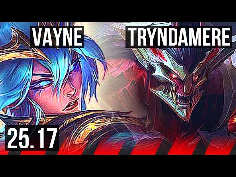 VAYNE vs TRYNDAMERE (TOP) | KR Master | 25.17