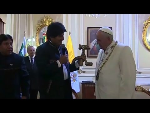 Evo Morales Reminds the Pope Jesus Was a Communist