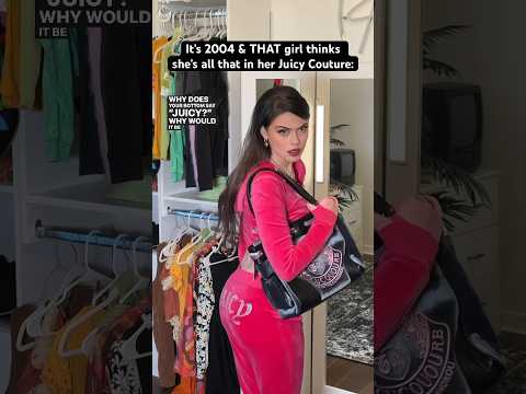 It’s the #early2000s Juicy Couture was all rage for #millennials! #nostalgia