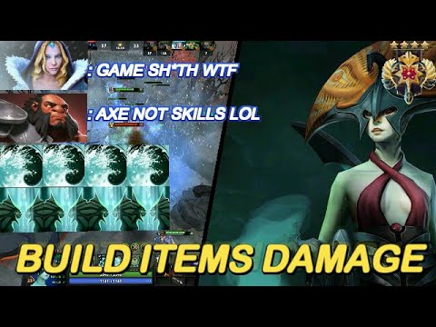 Dota 2 - Naga siren Pro 7.28 Gameplay Farm 100% Build Items Destroyed Enemies / NashDota Winner
