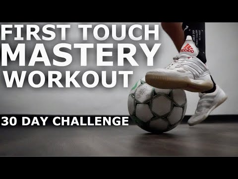 Master Your First Touch | Full Individual First Touch Workout For Footballers (30 Day Challenge)