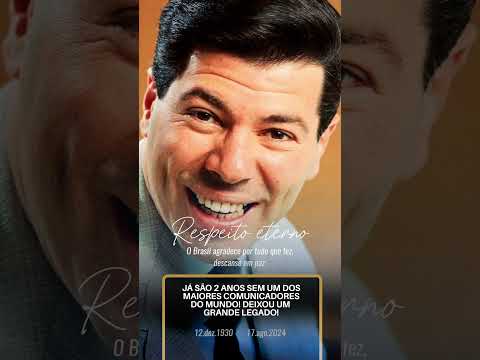 2 ANOS SEM UMA LENDA! OBRIGADO Sílvio Santos Descanse em paz! DEIXOU LEGADO! #shorts #silviosantos